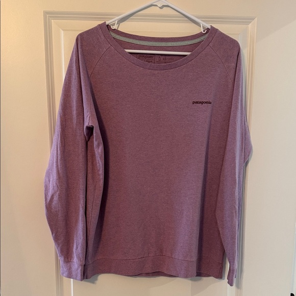 Patagonia Mauve Long Sleeve with Sunset Graphic - Picture 2 of 2